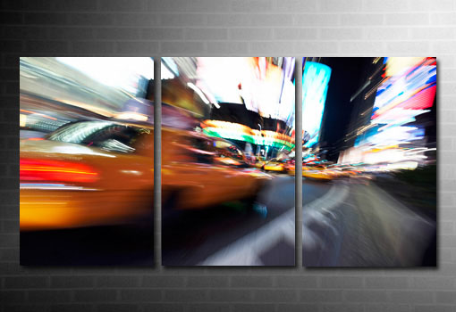 New York Taxi print, New York Taxi canvas print