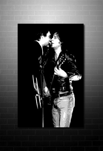 Carl barat canvas, pete doherty canvas art, the libertines canvas, the libertines wall art, pete doherty art