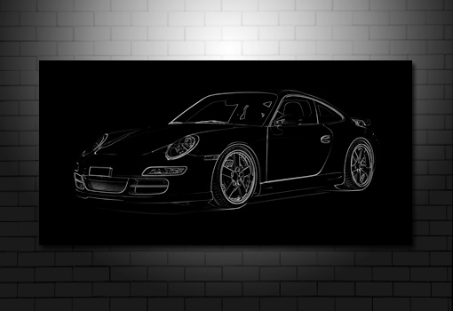 Porsche 911 Canvas Art, Porsche Canvas Art, Porsche Canvas Art
