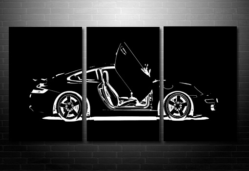 Porsche Wall Art, Porsche canvas art, Porsche Canvas Print