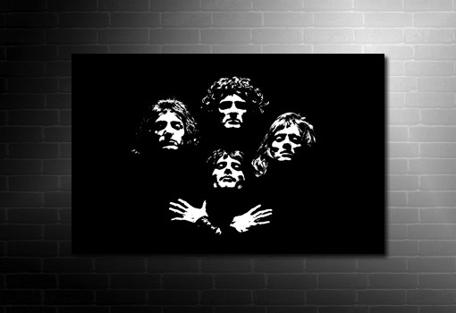 Queen Canvas print, queen canvas wall art, freddie mercury canvas, queen canvas art