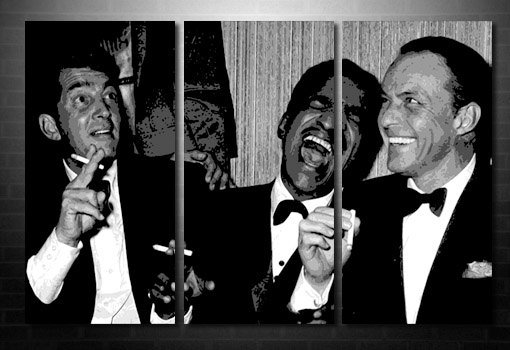 Rat Pack wall art, Rat Pack Canvas, rat pack art, Rat Pack pop art, Frank Sinatra canvas