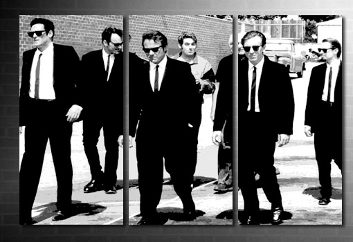 Reservoir Dogs wall art, Reservoir Dogs Print, Reservoir Dogs pop art, Reservoir Dogs movie art, movie canvas