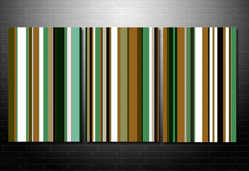 Retro Stripes Canvas, Retro Art Print, Paul Smith canvas, retro art uk