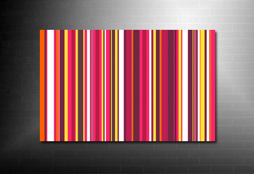 Retro Stripes Canvas