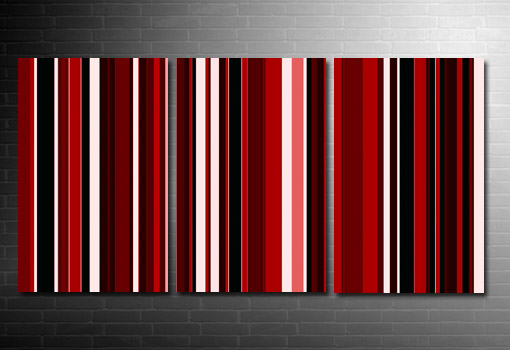 Retro Stripes Canvas, Retro Art Print, Paul Smith canvas, retro art uk