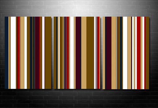 Contemporary Pop Art, Pop Art Work, Retro Stripes Canvas, Paul Smith canvas