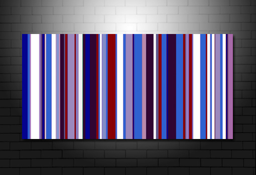 Contemporary Pop Art, Pop Art Work, Retro Stripes Canvas, Paul Smith canvas