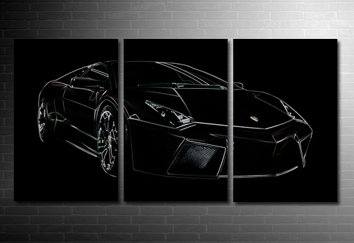 Lamborghini Canvas Print, Lamborghini wall art