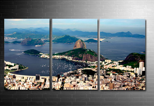 Rio De Janeiro skyline, Rio De Janeiro Canvas print