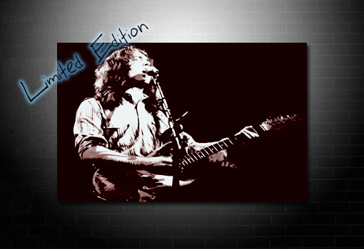 rory gallagher canvas painting