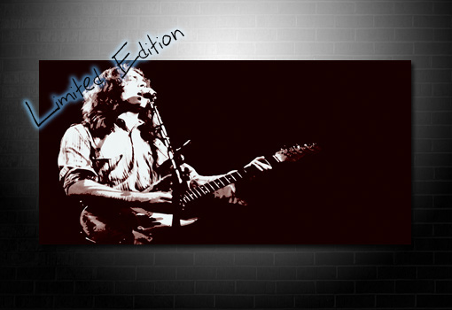 rory gallagher fan art, rory gallagher wall art, rory gallagher music print, music canvas prints, rory gallagher canvas print