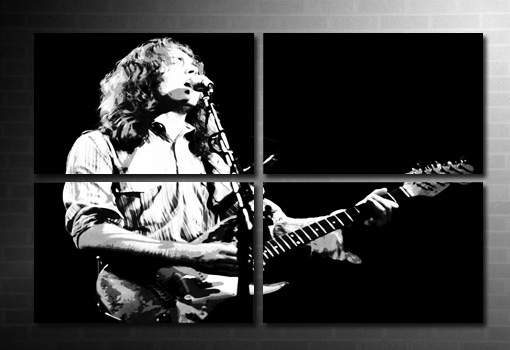 rory gallagher canvas art print, large canvas art, rory gallagher wall art, rory gallagher music print