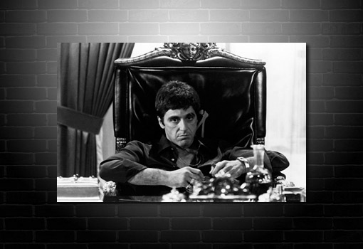 Scarface canvas art, scarface canvas print, scarface movie canvas, scarface canvas artwork, movie art uk