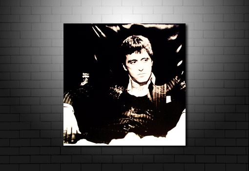 Scarface Canvas Art, scarface movie print, scarface canvas print, al pacino canvas, scarfacemovie canvas