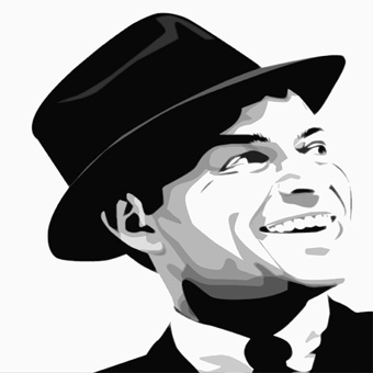Frank sinatra canvas print