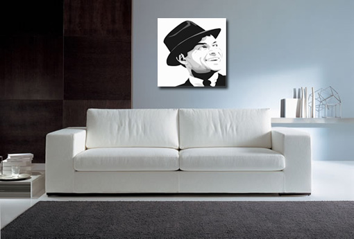 frank sinatra pop art, sinatra wall art