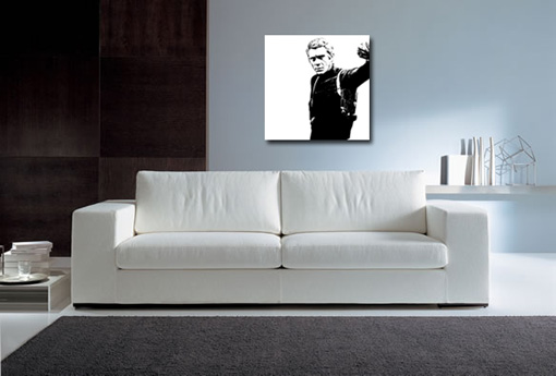 steve mcqueen canvas print, steve mcqueen wall art