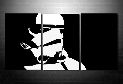 Stormtrooper shop canvas art
