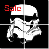 stormtrooper art, stormtrooper canvas print, star wars art print, starwar movie canvas