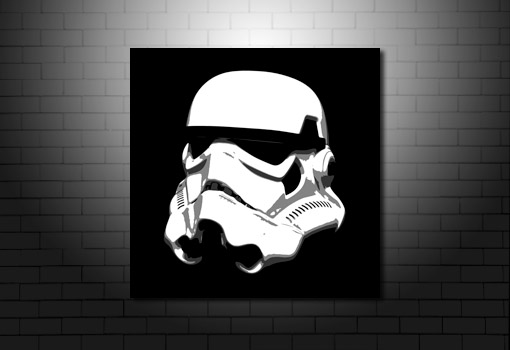 stormtrooper canvas art