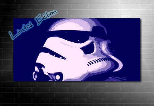 Stormtrooper Canvas art, star wars canvas art, star wars print, movie wall art, star wars canvas painting