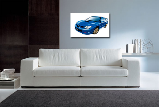 subaru, porsche art, art ferrari, lamborghini art, art modern work