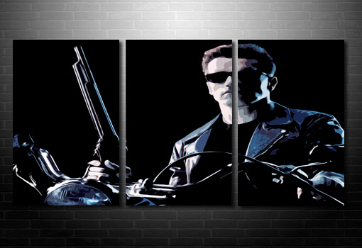 Terminator Canvas wall art, movie canvas uk, terminator print, terminator canvas artwork