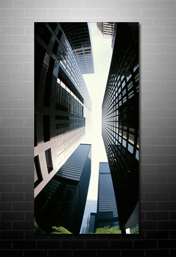 skyscraper canvas art, new york canvas