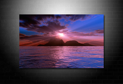 digital seascape art, landscape canvas picture, seascape wall art