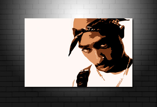 Tupac canvas art, tupac music print, tupac wall art, tupac pop art, music canvas art prints, music canvas prints uk