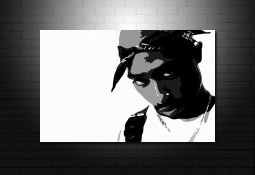 tupac fan art, tupac wall art, canvas art uk, music canvas prints uk, music canvas prints uk