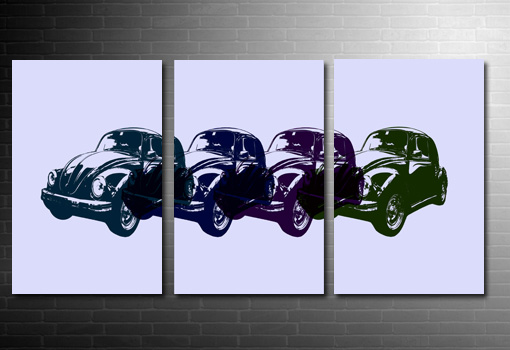 vw beetle canvas art, vw beetle canvas pop art, vw beetle canvas art print