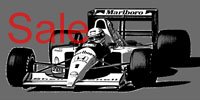 Ayrton Senna Canvas Print, Formula 1 Canvas Art, f1 canvas print