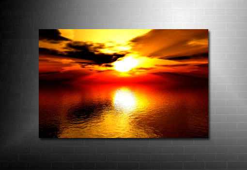 digital seascape art, landscape canvas picture, seascape wall art