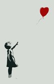 balloon girl canvas, banksy balloon girl print, cheap banksy art uk, balloon girl banksy picture, banksy canvas print