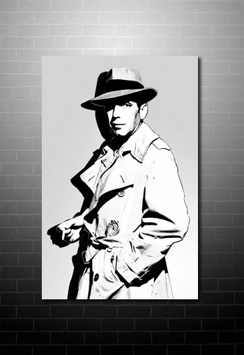 Humphrey Bogart Canvas Print, humphrey bogart movie art, humphrey bogart wall art, humphrey bogart movie print, movie canvas prints