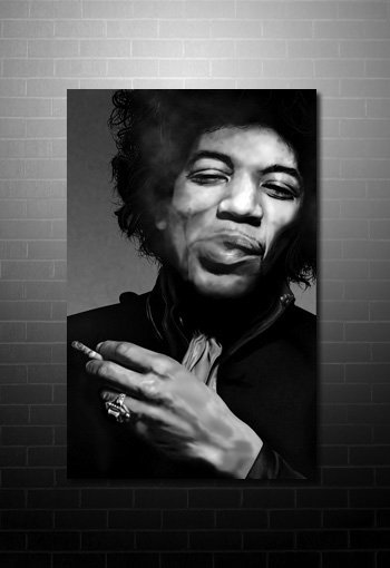 Jimi Hendrix Canvas, jimi hendrix wall art, jimi hendrix pop art, hendrix artwork, jimi hendrix print
