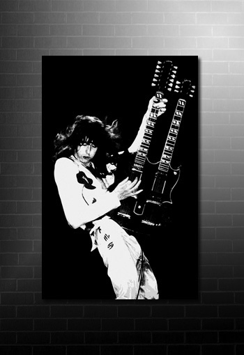 Jimmy Page Canvas Print, jimmy page canvas art, jimmy page wall art