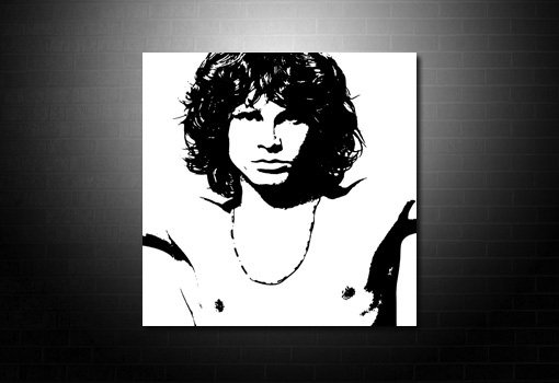 Jim Morrison Canvas art Print, Jim Morrison wall art, Jim Morrison pop art, Jim Morrison print, Jim Morrison artwork