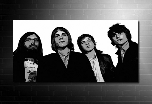 Kings of Leon Canvas, Kings of Leon Canvas pop art, Kings of Leon Canvas music print, Kings of leon wall art, canvas art prints uk