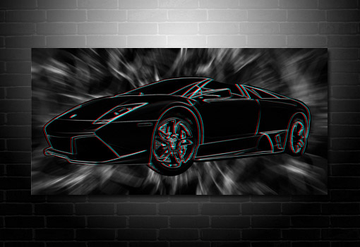 Lamborghini Canvas Print, Lamborghini wall art