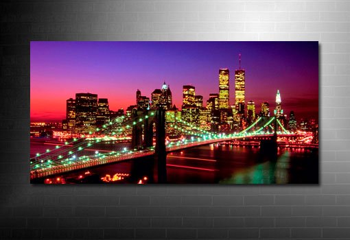 New york Cityscape Canvas, New York Skyline Canvas