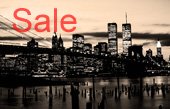 New York Canvas prints, Manhattan Skyline Art