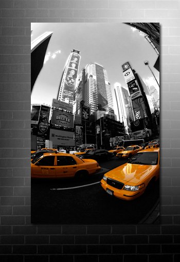 Cityscape Wall Art, New York City Canvas