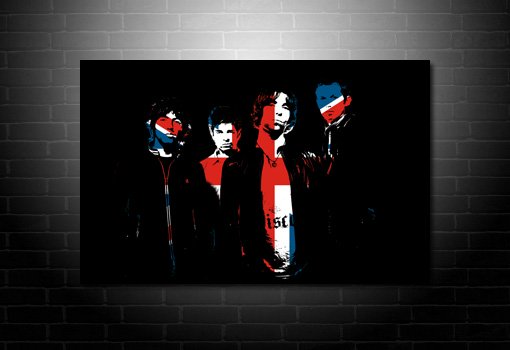 noel gallagher union jack canvas, oasis union jack canvas, oasis canvas print, music canvas art uk, music canvas art prints, liam and noel gallagher canvas