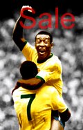 Pele Canvas Art Print, Football World Cup Canvas, Pele Canvas Print, Football Wall Art