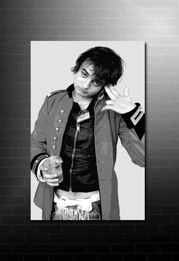 pete doherty canvas, pete doherty wall art, the libertines canvas print, the libertines canvas, pete doherty art