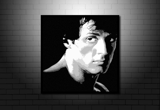 Rocky canvas art, rocky movie art, stallone canvas art, rocky canvas print, movie wall art