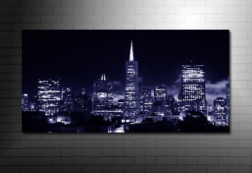 san francisco canvas print, san francisco cityscape